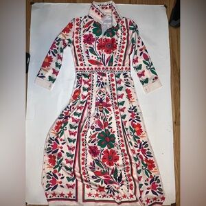 Floral Long Sleeve Maxi Dress